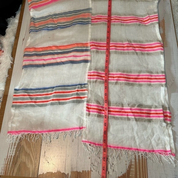 Lemlem V Neck Cotton Gauze Tunic Swim Cover Up Size Small - Picture 5 of 5